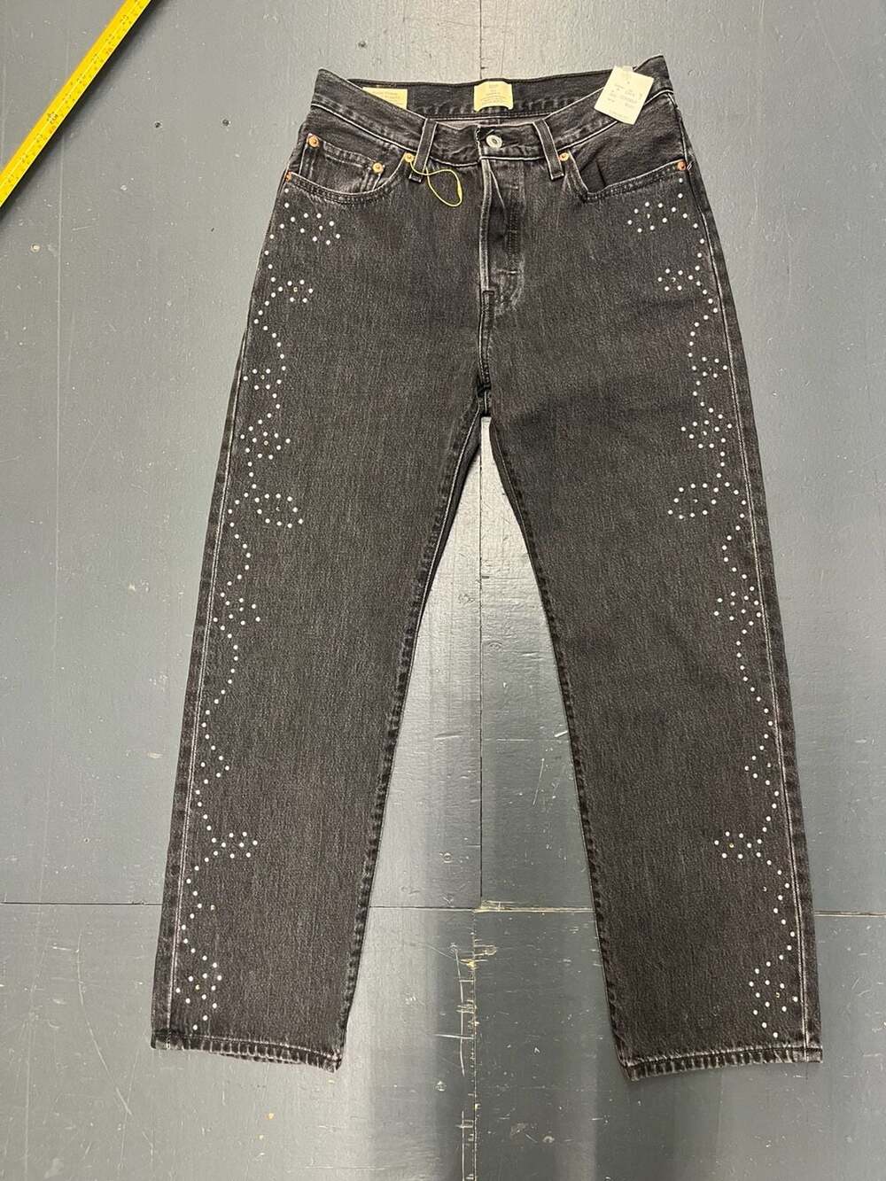 Levi's 501 '90s Women's Embellished Straight-Leg Jeans in Bejeweled